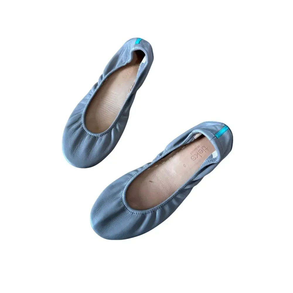 Tieks by Gavrieli‎ taupe leather ballet flats